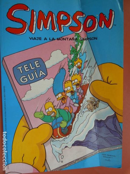 C&oacute;mics: SIMPSON ,VIAJE A LA MONTA&Ntilde;A SIMPSON   Matt Groening. Comic Bongo. - Foto 1