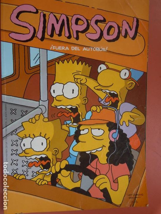 C&oacute;mics: SIMPSON ,! FUERA DEL AUTOBUS !  Matt Groening. Comic Bongo. - Foto 1