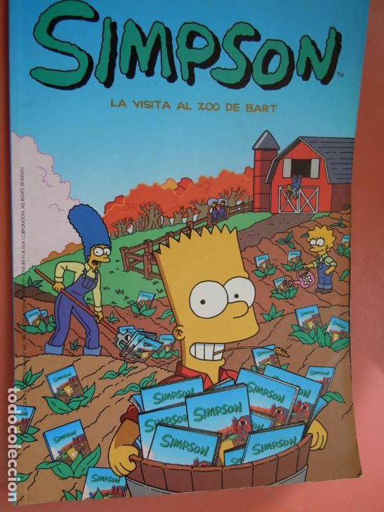 C&oacute;mics: SIMPSON ,LA VISITA AL ZOO DE BART   Matt Groening. Comic Bongo. - Foto 1