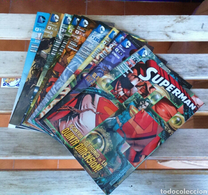 C&oacute;mics: SUPERMAN NUEVO UNIVERSO DC LOTE DE 10 COMIC - Foto 2