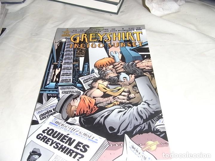 C&oacute;mics: Alan Moore, Rick Veitch, Greyshirt: Indigo Sunset, Worl Comics - Foto 1