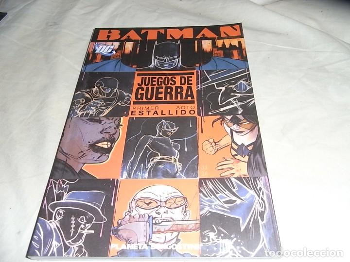 C&oacute;mics: Batman, Juegos de guerra, Primer Acto, Agostini, DC - Foto 1