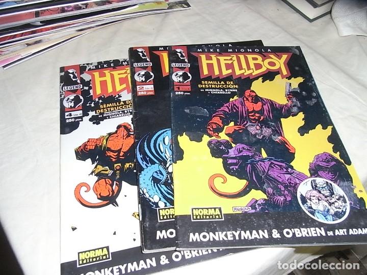 C&oacute;mics: Hellboy, Legend, numeros 1.2.3. y 4, Norma - Foto 1