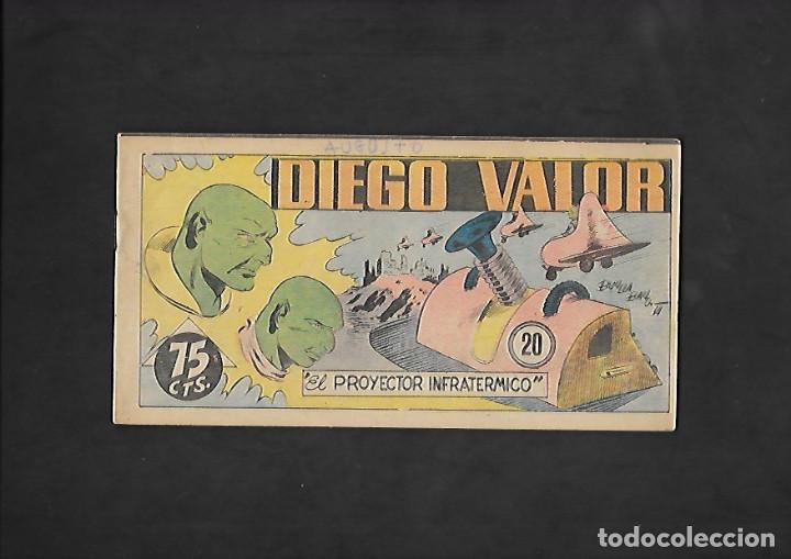 C&oacute;mics: DIEGO VALOR NUMERO 20 EL PROYECTOR INFRATERMICO - Foto 1