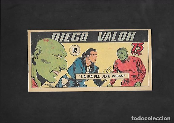 C&oacute;mics: DIEGO VALOR NUMERO 32 LA IRA DEL JEFE WIGAN - Foto 1