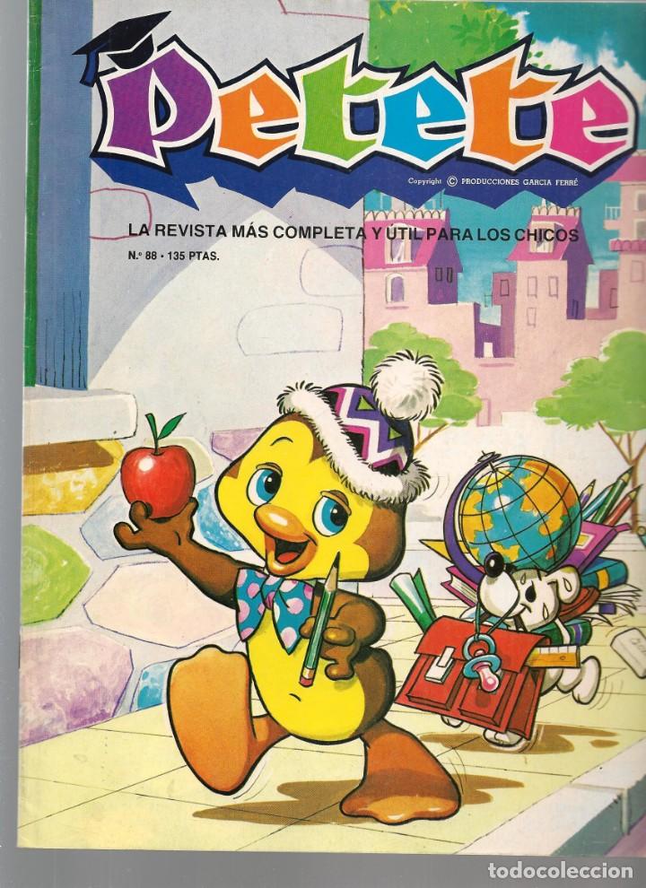 C&oacute;mics: REVISTA PETETE. N&ordm; 88.  (B/A57) - Foto 1