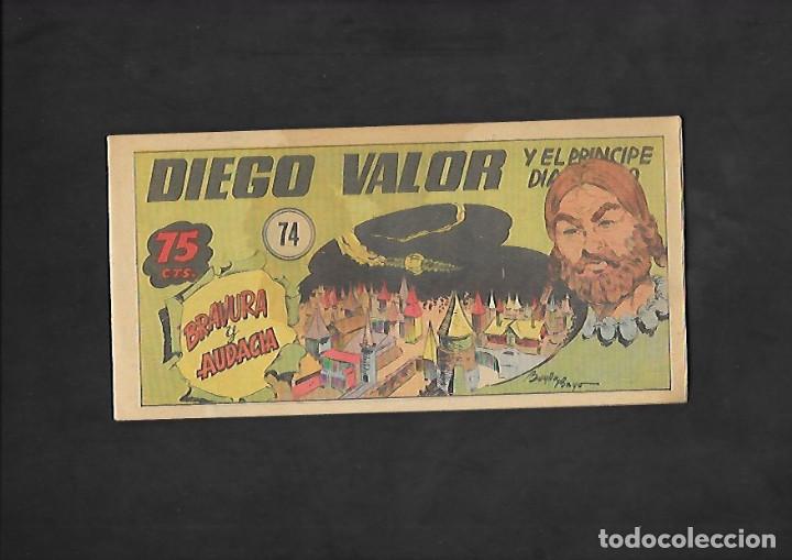 C&oacute;mics: DIEGO VALOR NUMERO 74 BRAVURA Y AUDACIA - Foto 1