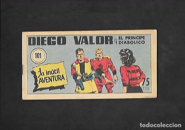 C&oacute;mics: DIEGO VALOR NUMERO 101 LA INUTIL AVENTURA - Foto 1