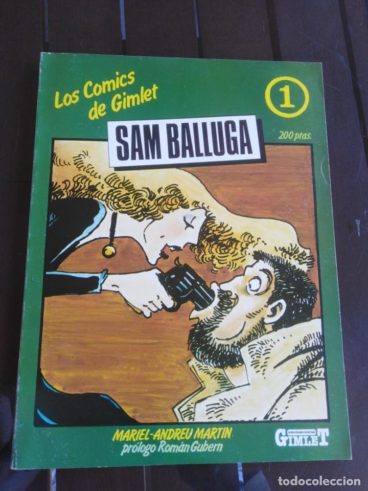 C&oacute;mics: SAM BALLUGA - LOS COMICS DE GIMLET - MARIEL - ANDREU MARTIN - ROM&Aacute;N GUBERN - 1981 - Foto 1