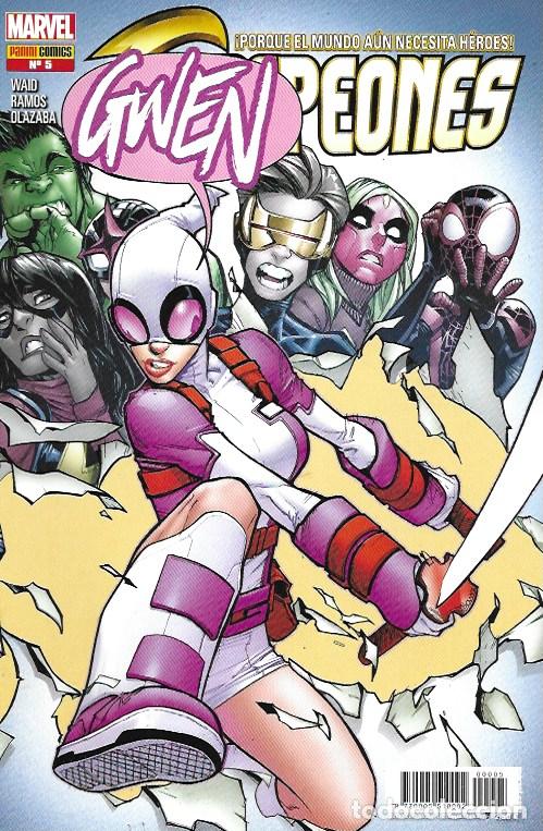 C&oacute;mics: Campeones. Panini 2017. N&ordm; 5 Gwen - Foto 1