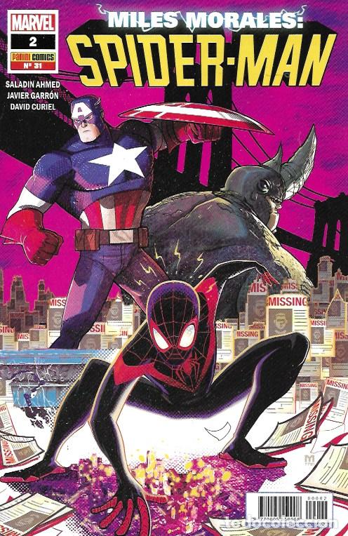 C&oacute;mics: Spiderman. Panini 2016. N&ordm; 31 #2 Miles Morales - Foto 1