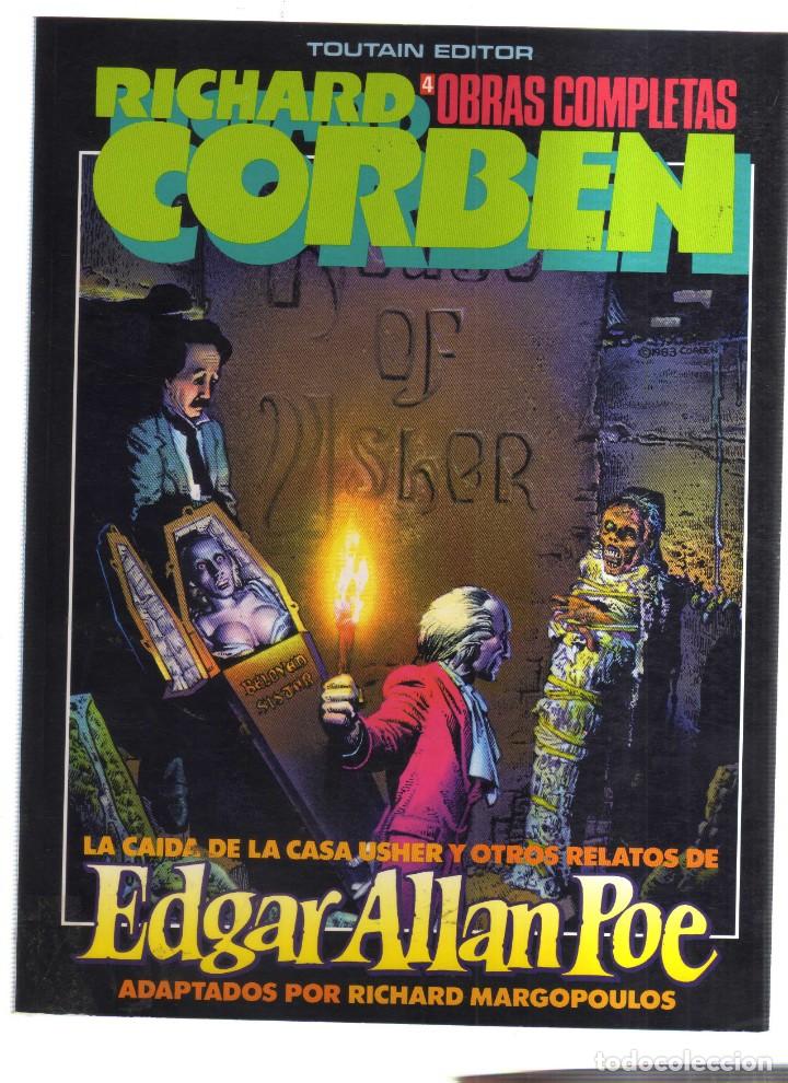 C&oacute;mics: RICHARD CORBEN 4 OBRAS COMPLETAS EDGAR ALLAN POE - Foto 1