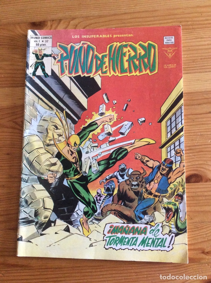 C&oacute;mics: LOS INSUPERABLES N&ordm; 32. VOL. 1. PU&Ntilde;O DE HIERRO V&Eacute;RTICE - Foto 1