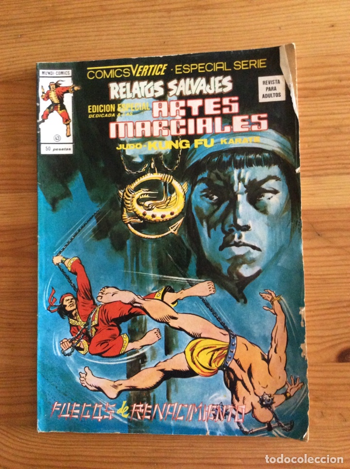 C&oacute;mics: Relatos salvajes artes marciales judo-kung fu-karate n&ordm; 43 1979