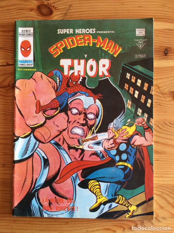 C&oacute;mics: Spiderman y Thor V2 n&ordm;97 Marvel Vertice - Foto 1