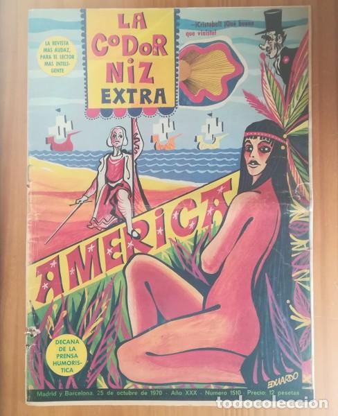C&oacute;mics: LA CODORNIZ 1510 EXTRA AMERICA, 25 OCTUBRE 1970. REVISTA DECANA DE LA PRENSA HUMORISTICA