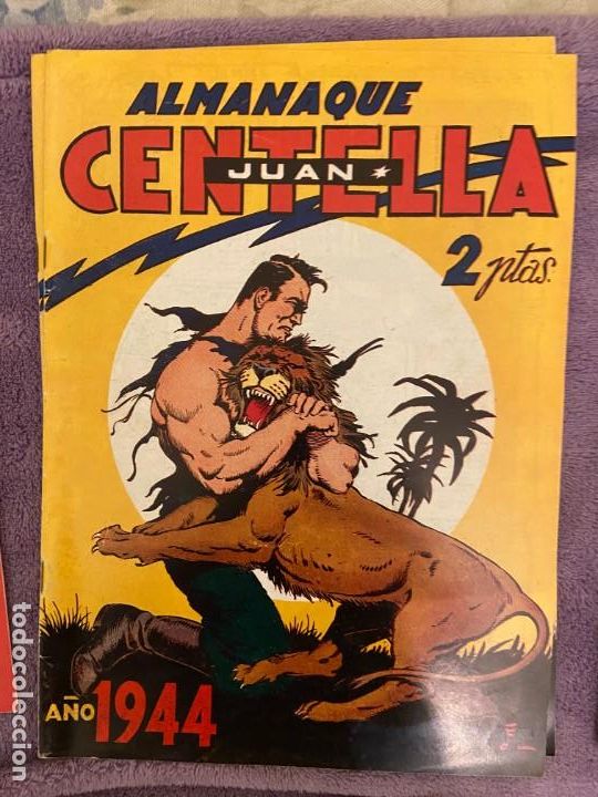C&oacute;mics: FACSIMIL ALMANAQUE JUAN CENTELLA 1944 NUEVO - Foto 1