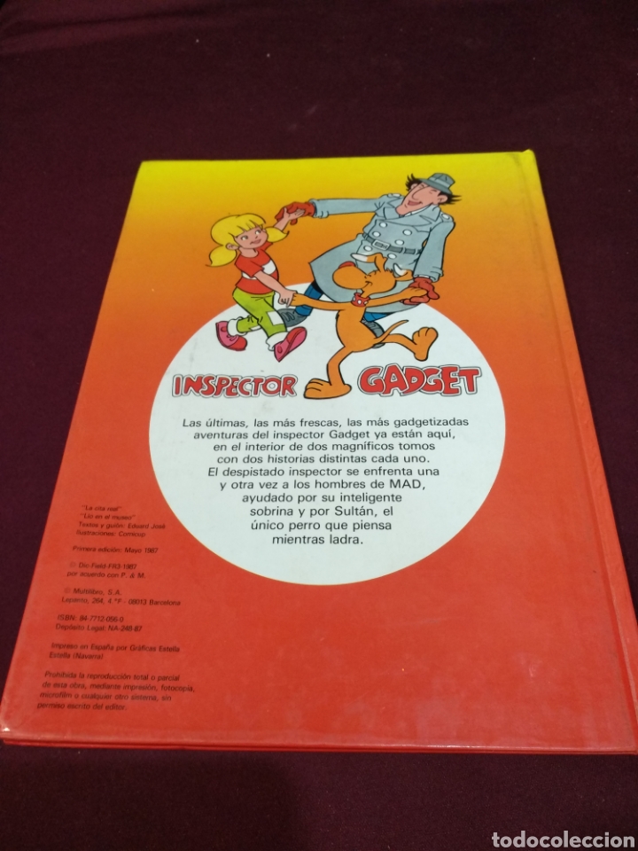 C&oacute;mics: Inspector gadget, n&deg; 1, la cita Real, multilibro, 1era edici&oacute;n 87 - Foto 3