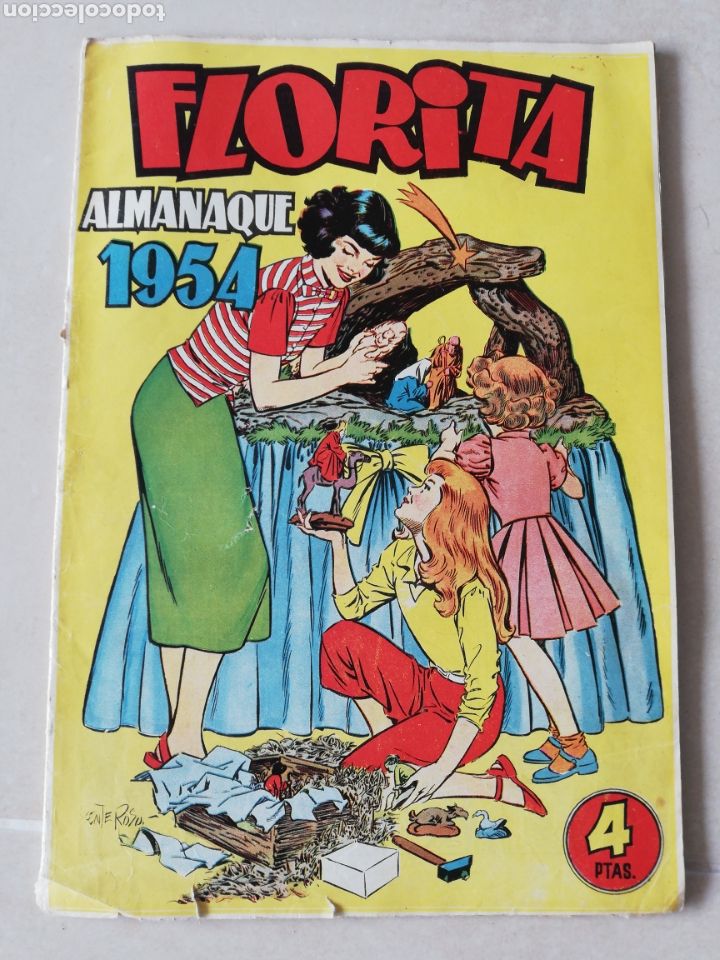 C&oacute;mics: Florita almanaque 1954 (4 pesetas) - Foto 1