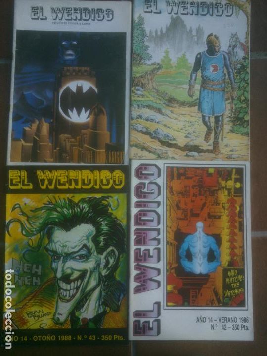 C&oacute;mics: LOTE REVISTA EL WENDIGO 4 n&uacute;meros - Foto 1