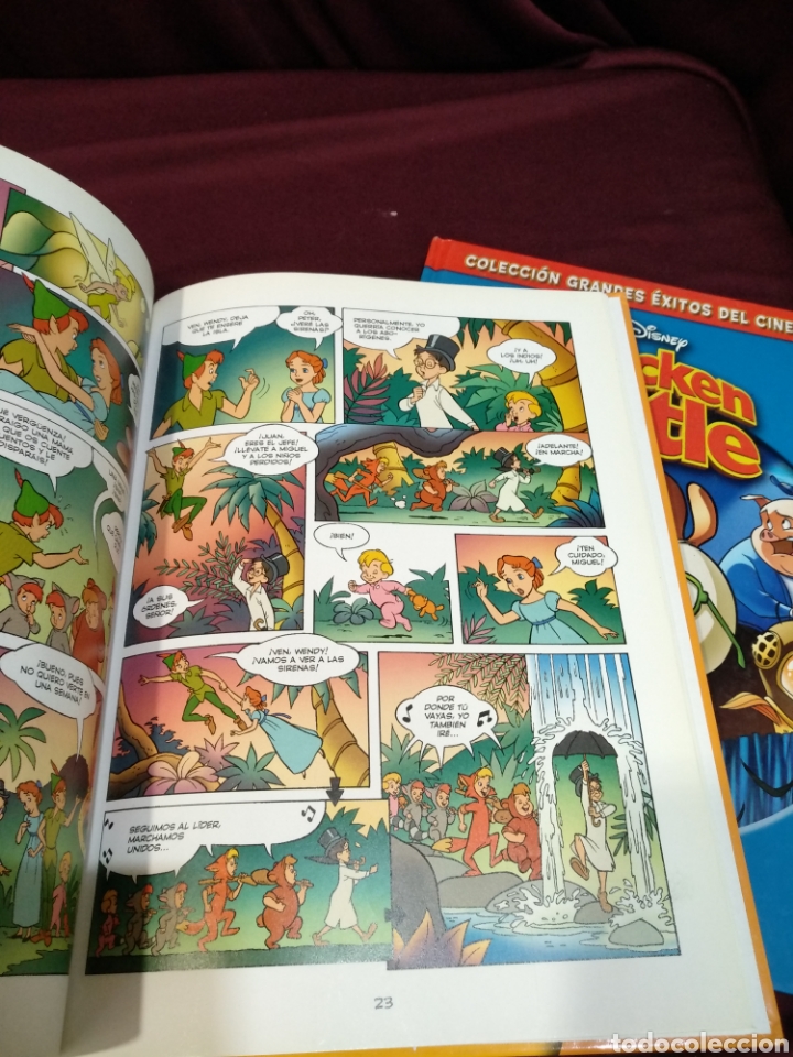 C&oacute;mics: 2 libros Disney, Peter Pan y Chicken little, colecci&oacute;n grandes &eacute;xitos Disney - Foto 3