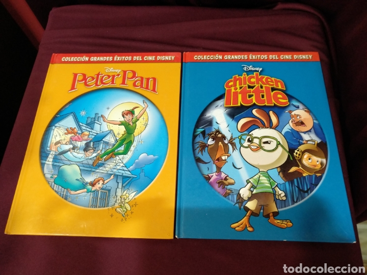 C&oacute;mics: 2 libros Disney, Peter Pan y Chicken little, colecci&oacute;n grandes &eacute;xitos Disney - Foto 1