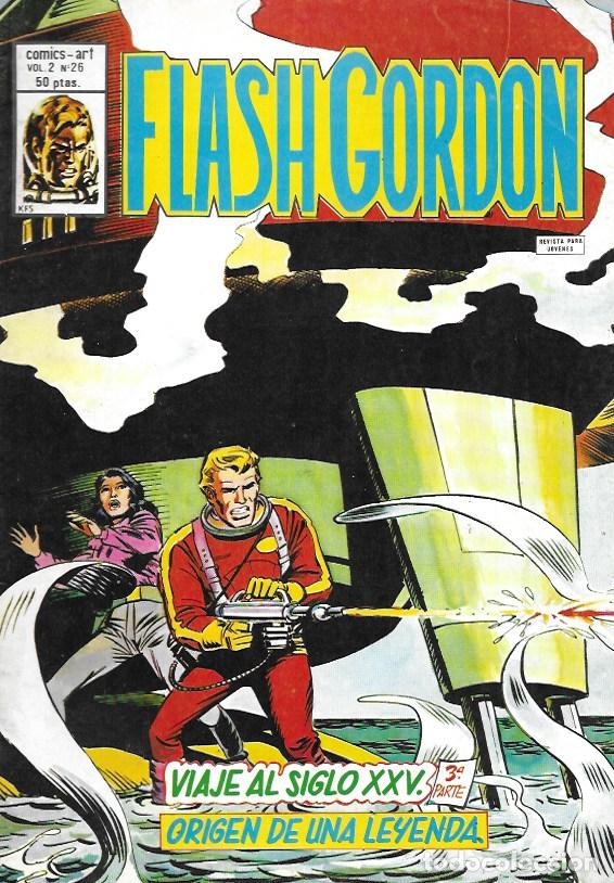 C&oacute;mics: Flash Gordon v2. V&eacute;rtice 1980. N&ordm; 26 - Foto 1