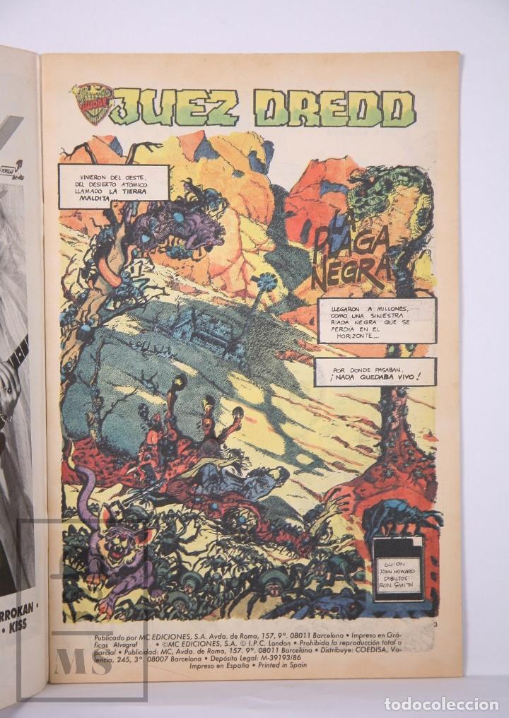 C&oacute;mics: C&oacute;mic Juez Dredd - N&ordm; 11, La Plaga Negra - MC Ediciones, 1986 - Foto 2