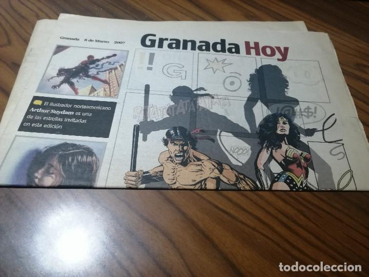 C&oacute;mics: SUPLEMENTO COMIC DE GRANADA HOY. MARZO 2007. 8 P&Aacute;GINAS. DOBLADO. BUEN ESTADO. DIFICIL