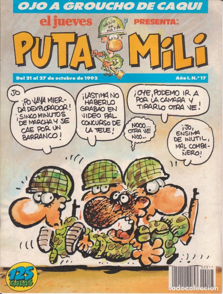 C&oacute;mics: COMIC PUTA MILI N&ordm; 17 A&Ntilde;O I EDICIONES EL JUEVES 1992 - Foto 1