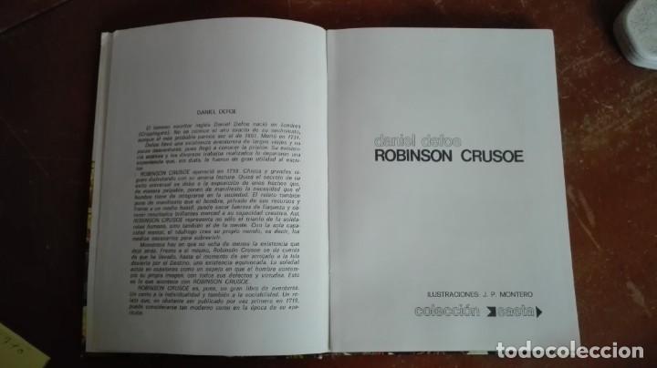 C&oacute;mics: Robinson crusoe Daniel defoe colecci&oacute;n saeta 1974 - Foto 2