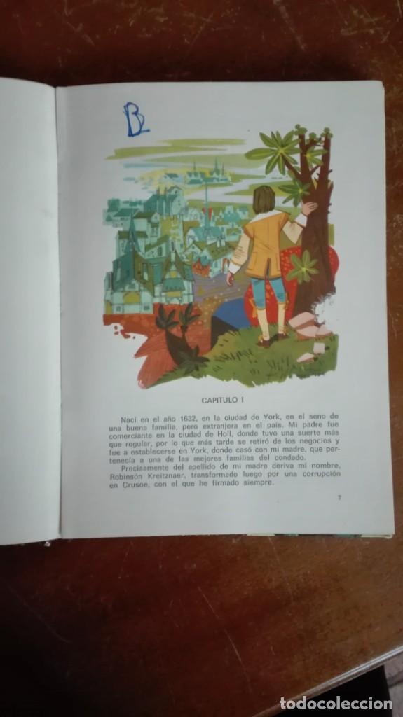 C&oacute;mics: Robinson crusoe Daniel defoe colecci&oacute;n saeta 1974 - Foto 4