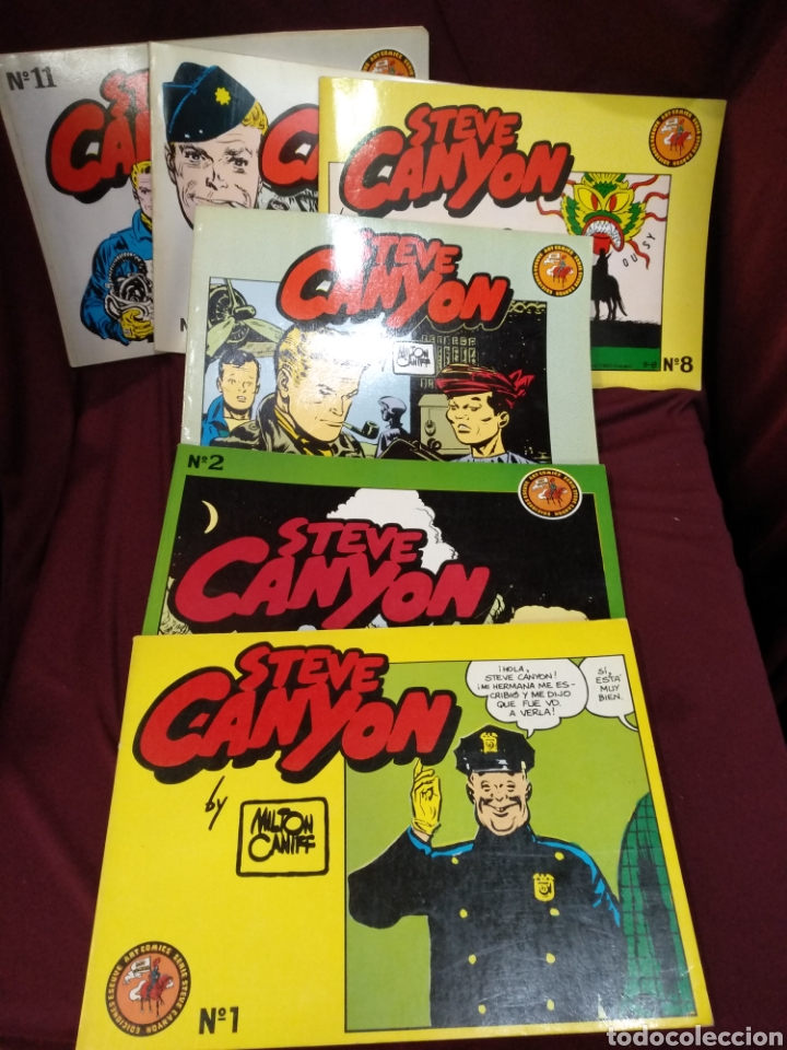 C&oacute;mics: STEVE CANYON, eseuve, n&deg; 1,2,7,8,9,11 - Foto 1