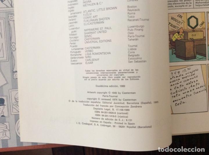C&oacute;mics: Tint&iacute;n El Loto Azul, duod&eacute;cima edici&oacute;n 1989 - Foto 2