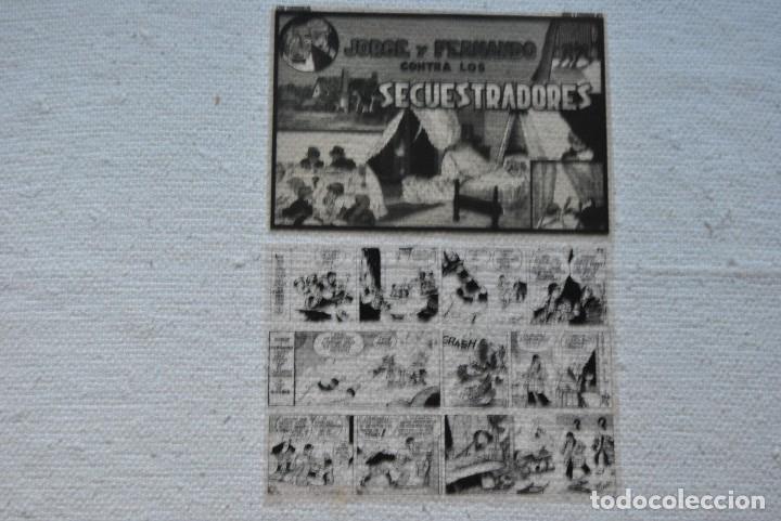 C&oacute;mics: FOTO GRABADOS COMIC JORGE Y FERNANDO ORIGINALES - Foto 1