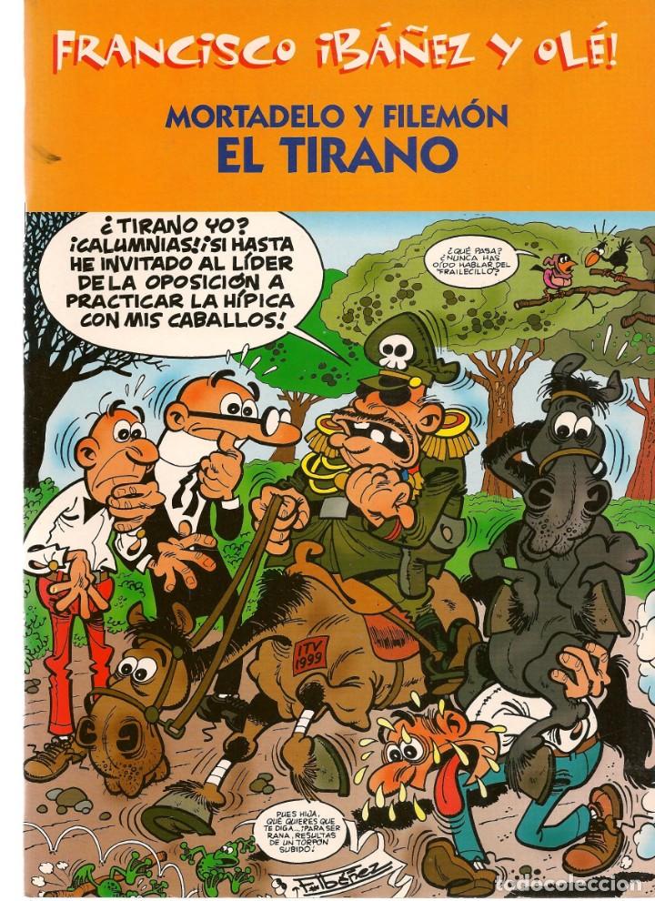 C&oacute;mics: FRANCISCO IB&Aacute;&Ntilde;EZ Y OL&Eacute;. MORTADELO Y FILEMON. EL TIRANO. (C/A34) - Foto 1