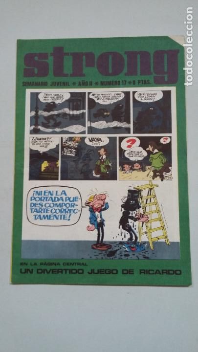 Comics : STRONG SEMANARIO JUVENIL A&Ntilde;O II. N&ordm; NUMERO 17. EDICIONES ARGOS JUVENIL. TDKC53