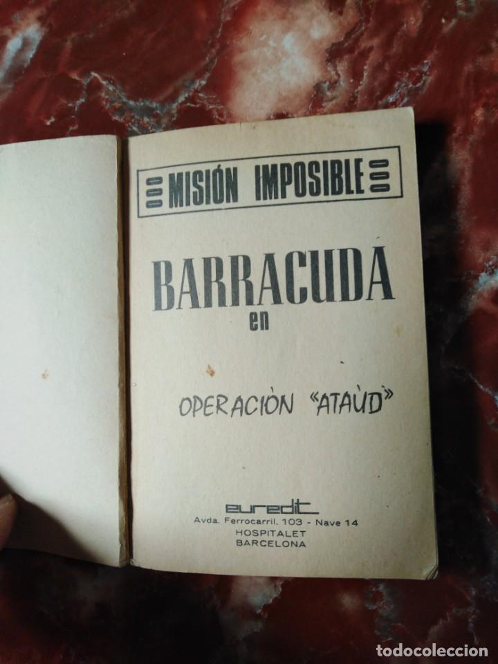 C&oacute;mics: barracuda - operacion ataud - coleccion mision imposible - euredit -1971 - Foto 7