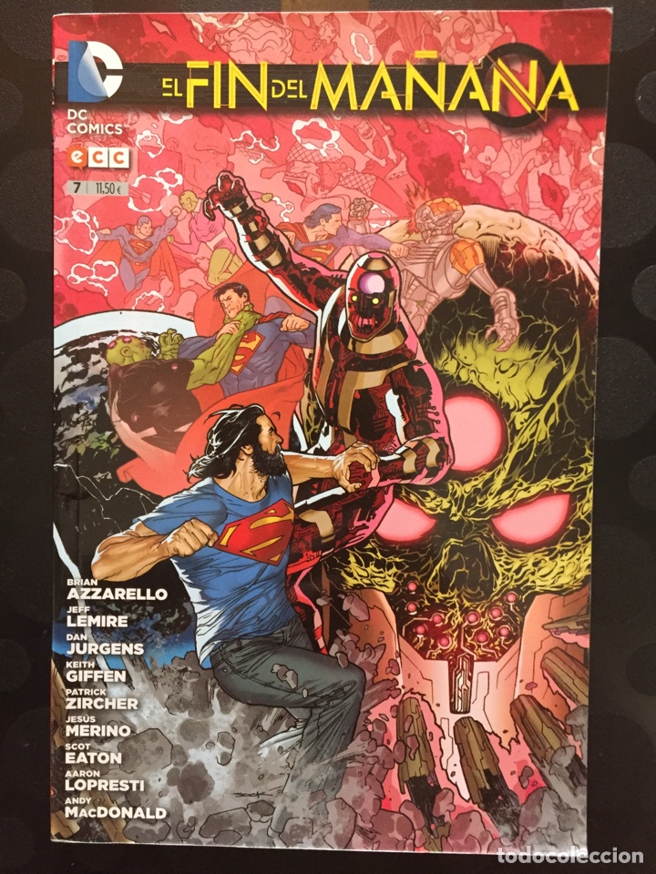 C&oacute;mics: EL FIN DEL MA&Ntilde;ANA N.7 DC COMICS EDICIONES ECC . ( 2014/2015 ).