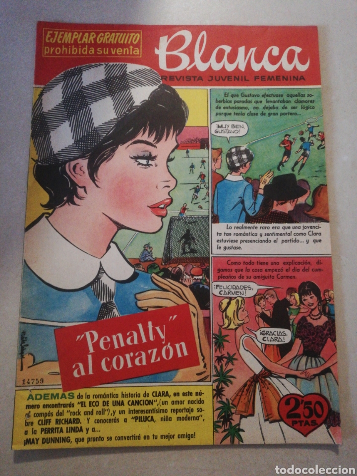 Comics: Blanca, revista juvenil femenina 2,50 pesetas