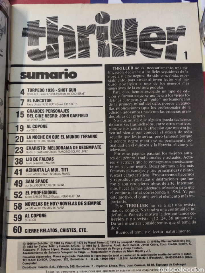 C&oacute;mics: THRILLER. COMICS Y CUENTOS NEGROS N&ordm; 1 - Foto 3