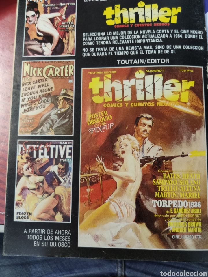 C&oacute;mics: THRILLER. COMICS Y CUENTOS NEGROS N&ordm; 1 - Foto 8