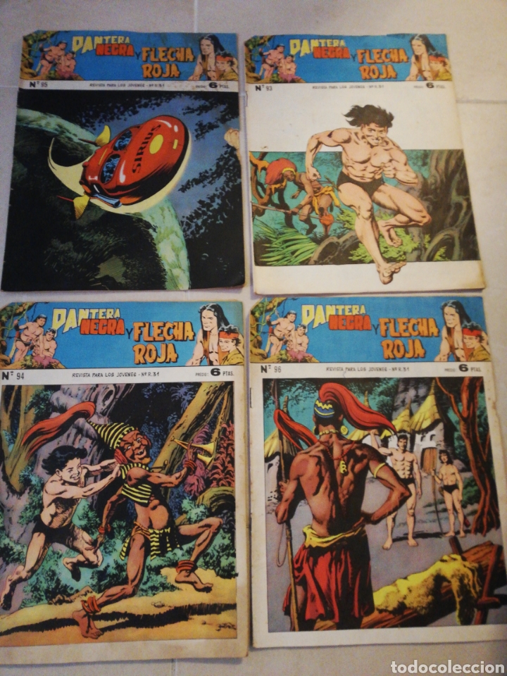 C&oacute;mics: Pantera negra y flecha roja, N&deg;95-93-94 y 96 - Foto 1