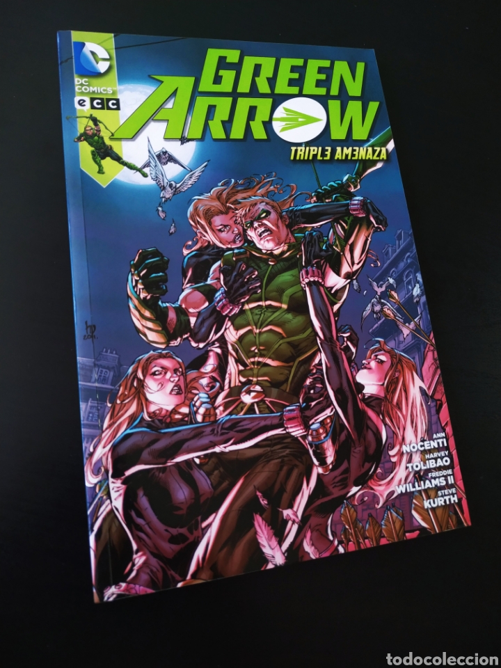 C&oacute;mics: DE KIOSCO GREEN ARROW TRIPLE AMENAZA DC COMICS ECC TOMO - Foto 1