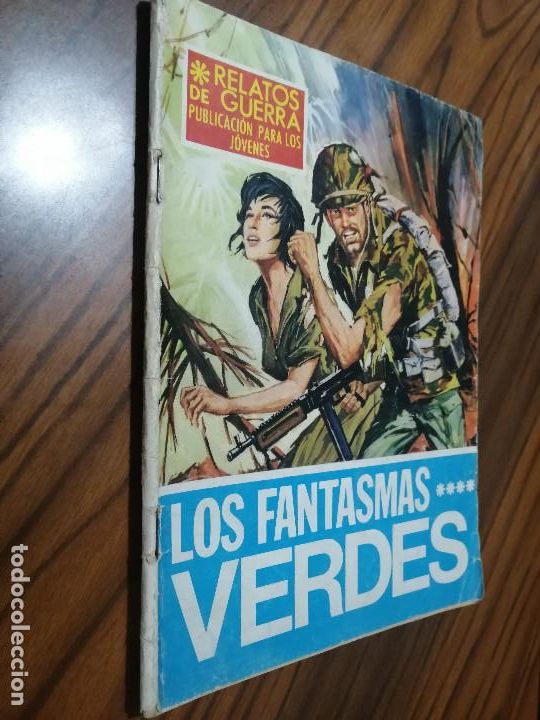 C&oacute;mics: LOS FANTASMAS VERDES. RELATOS DE GUERRA. R&Uacute;STICA. BUEN ESTADO. DIFICIL DE CONSEGUIR
