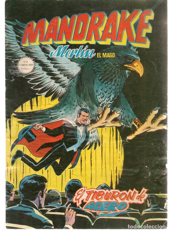 C&oacute;mics: MANDRAKE. MERL&Iacute;N EL MAGO. N&ordm; 8. COMICS ART. (C/A42) - Foto 1