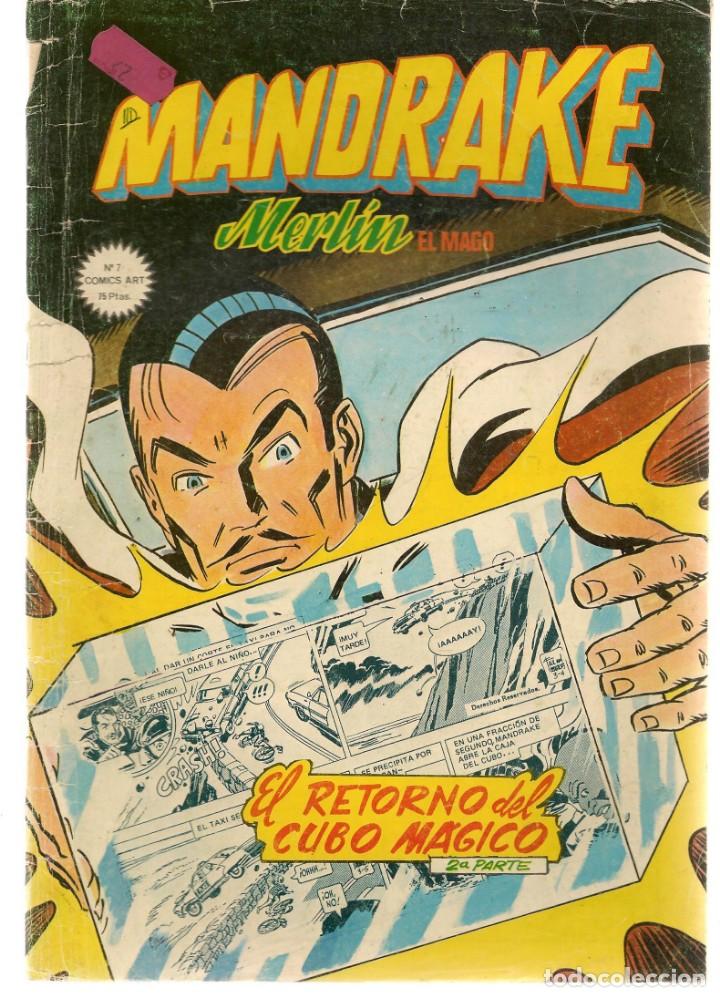 C&oacute;mics: MANDRAKE. MERL&Iacute;N EL MAGO. N&ordm; 7. COMICS ART. (C/A42) - Foto 1