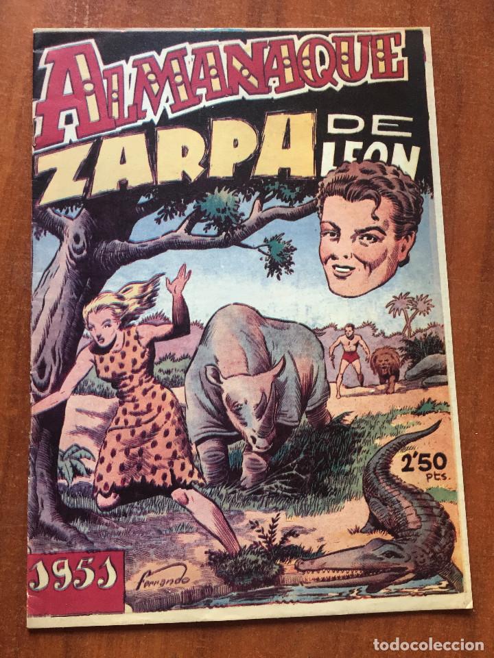 C&oacute;mics: Zarpa de León. Almanaque 1951. Ediciones Toray - Foto 1