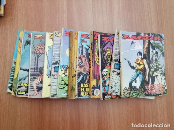 C&oacute;mics: LOTE DE 13 REVISTA ZAGOR N&ordm; EN EL INTERIOR - Foto 2