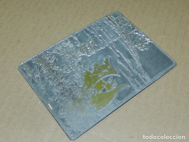 C&oacute;mics: (A31) PLANCHA DE ZINC - DIBUJO DE ALFONSO FIGUERAS, 10,5X14,5CM, SE&Ntilde;ALES DE USO NORMALES